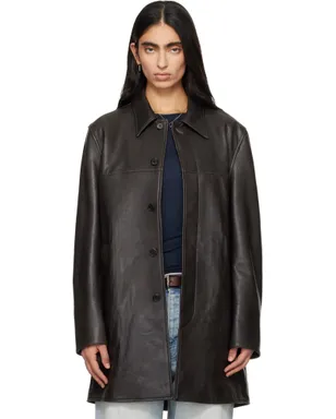 TONYWACK Aged Lamb Leather カーコート - サムネイル1