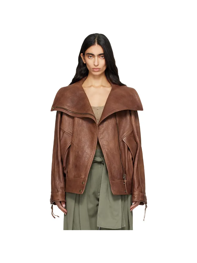 BALMAIN BALMAIN ラムスキン ボンバージャケットの商品画像