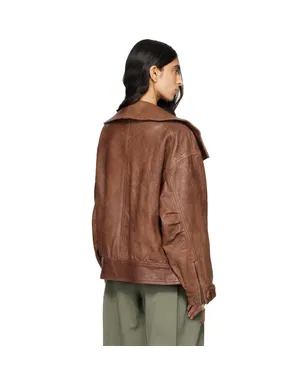 BALMAIN ラムスキン ボンバージャケット - サムネイル3