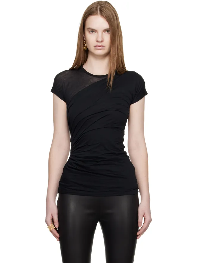 BALMAIN BALMAIN ドレープ Tシャツの商品画像