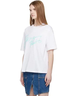 BALMAIN Boxy 'Balmain Paris' Brush プリントTシャツ - サムネイル4