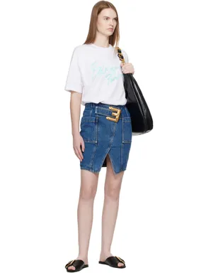 BALMAIN Boxy 'Balmain Paris' Brush プリントTシャツ - サムネイル5