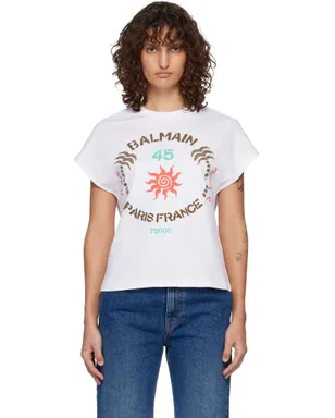 BALMAIN 'Balmain Club 45' ボクシー Tシャツ - サムネイル1