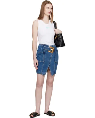 BALMAIN Relaxed 'Balmain Paris' Brush プリント タンクトップ - サムネイル5