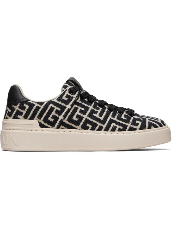 BALMAIN BALMAIN B-Court モノグラム ジャカード スニーカーの商品画像