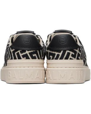 BALMAIN B-Court モノグラム ジャカード スニーカー - サムネイル2