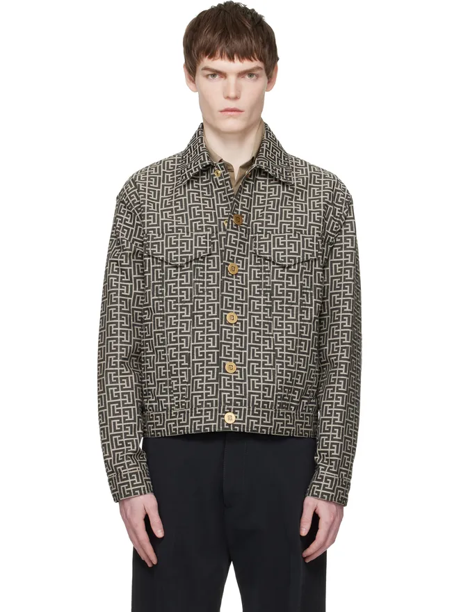 BALMAIN BALMAIN Monogram Jacquard ジャケットの商品画像