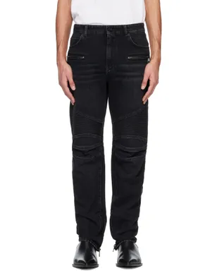 BALMAIN ヴィンテージ デニム バイカージーンズ - サムネイル1