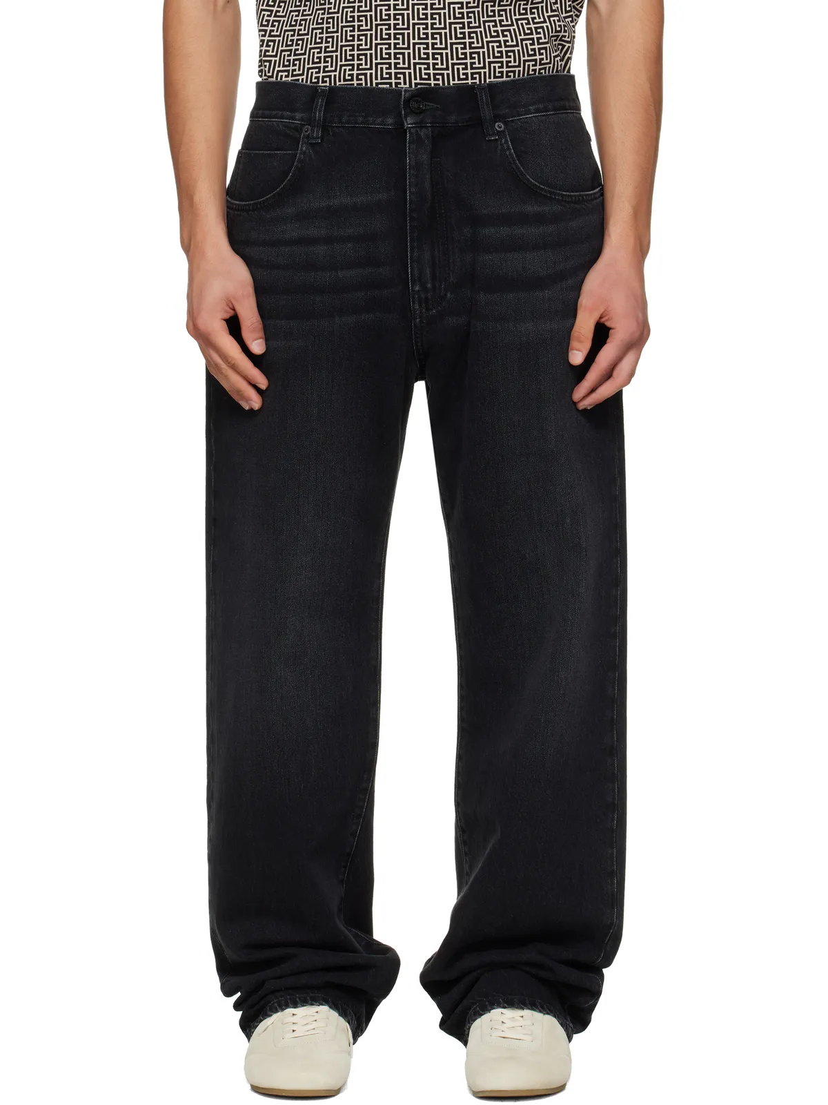 BALMAIN ルーズジーンズ - 画像1