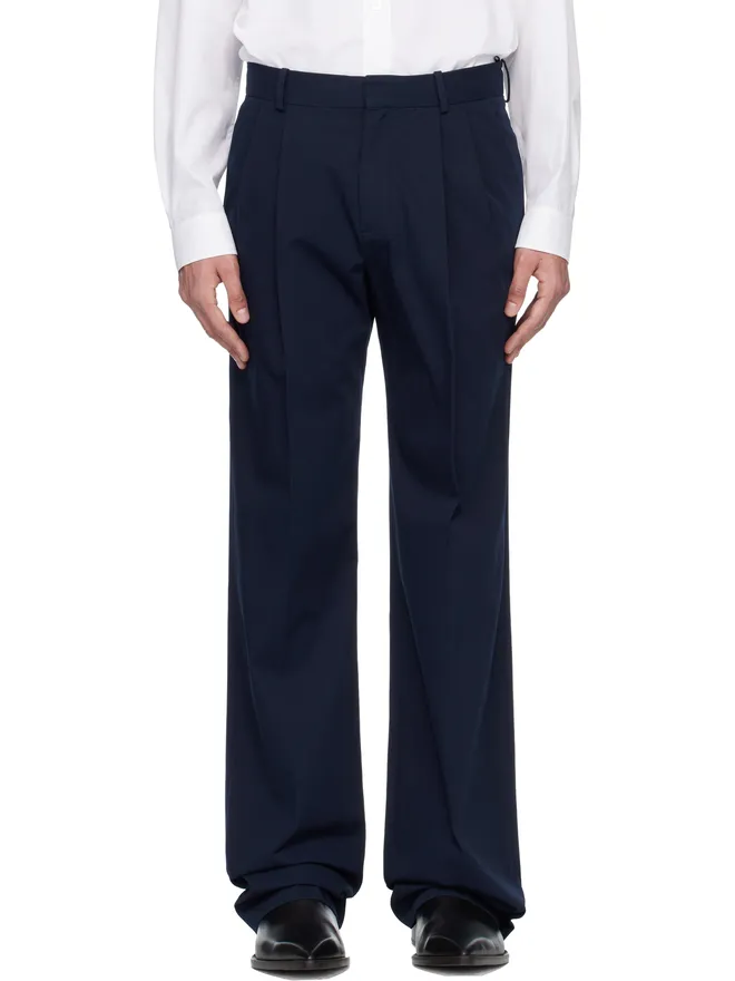 BALMAIN BALMAIN コットンツイル ダーツ トラウザーズの商品画像