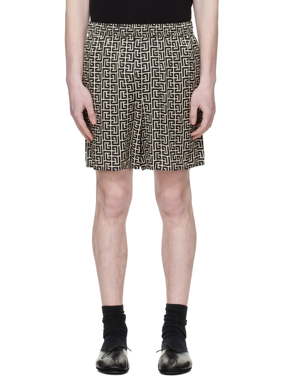 BALMAIN Monogram Pyjama ショートパンツ - 画像1