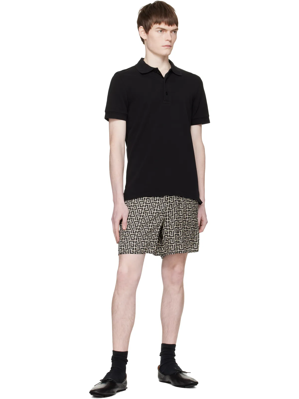 BALMAIN Monogram Pyjama ショートパンツ - 画像4