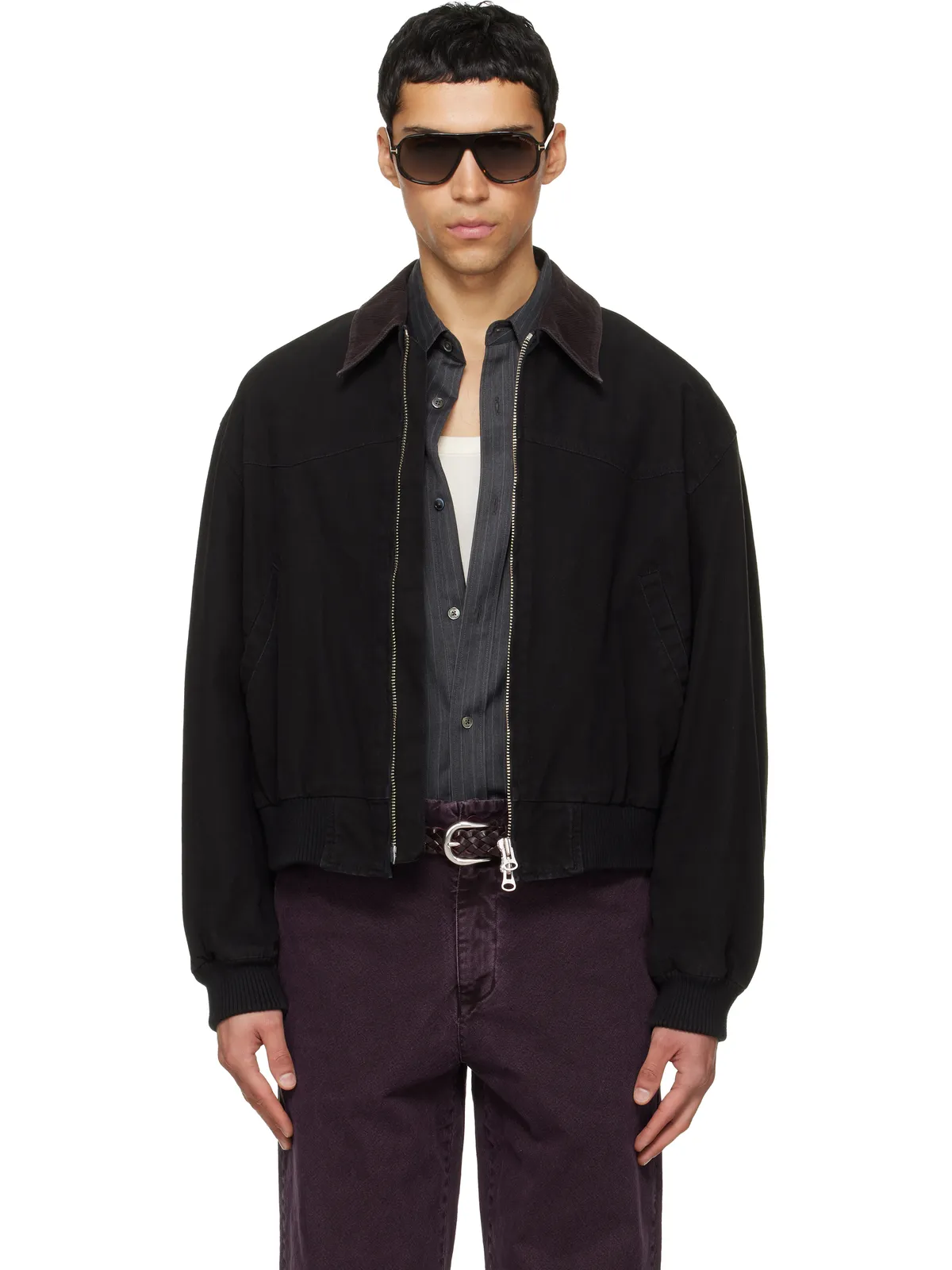 TONYWACK Garment Washed Western ボンバージャケット - 画像1