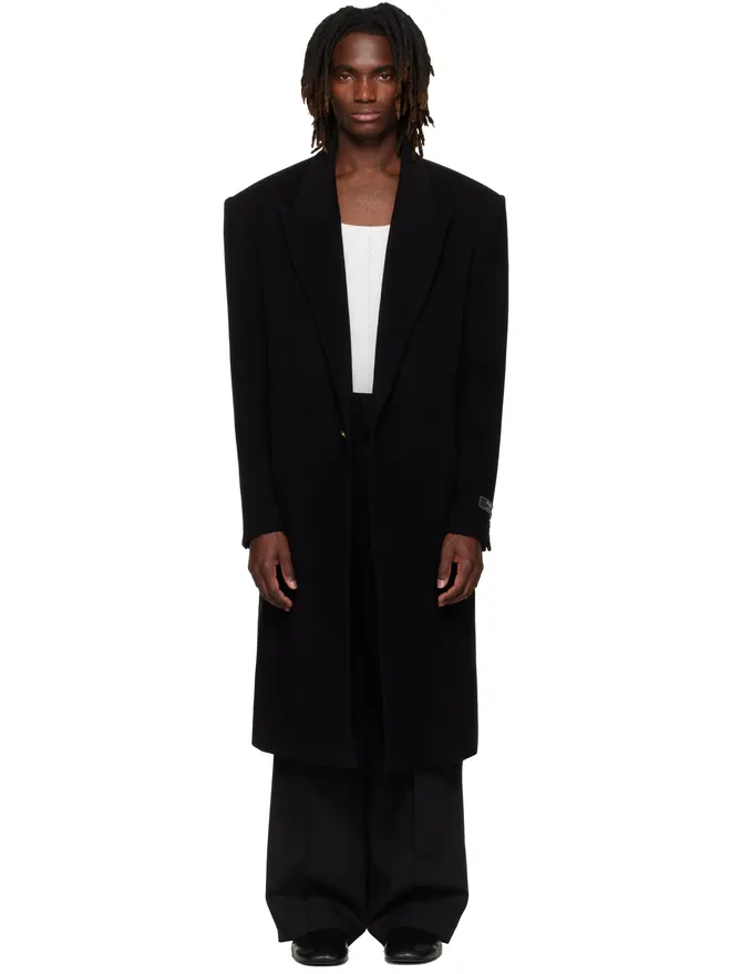 BALMAIN BALMAIN オーバーサイズ ウール＆カシミヤ コートの商品画像