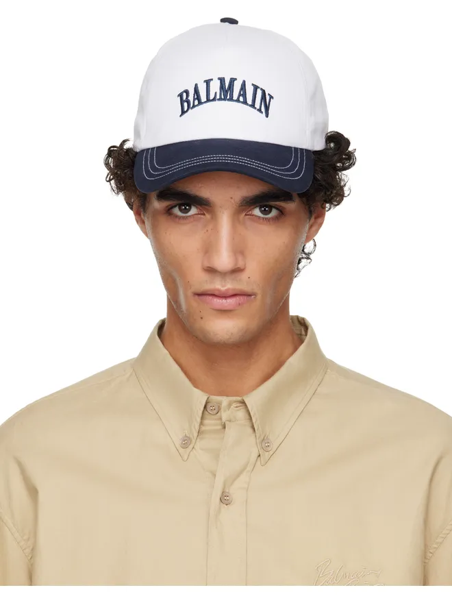 BALMAIN BALMAIN ツートーン コットン キャップの商品画像