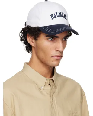 BALMAIN ツートーン コットン キャップ - サムネイル2