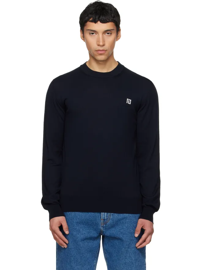 BALMAIN BALMAIN Fine Silk & Cotton プルオーバーの商品画像