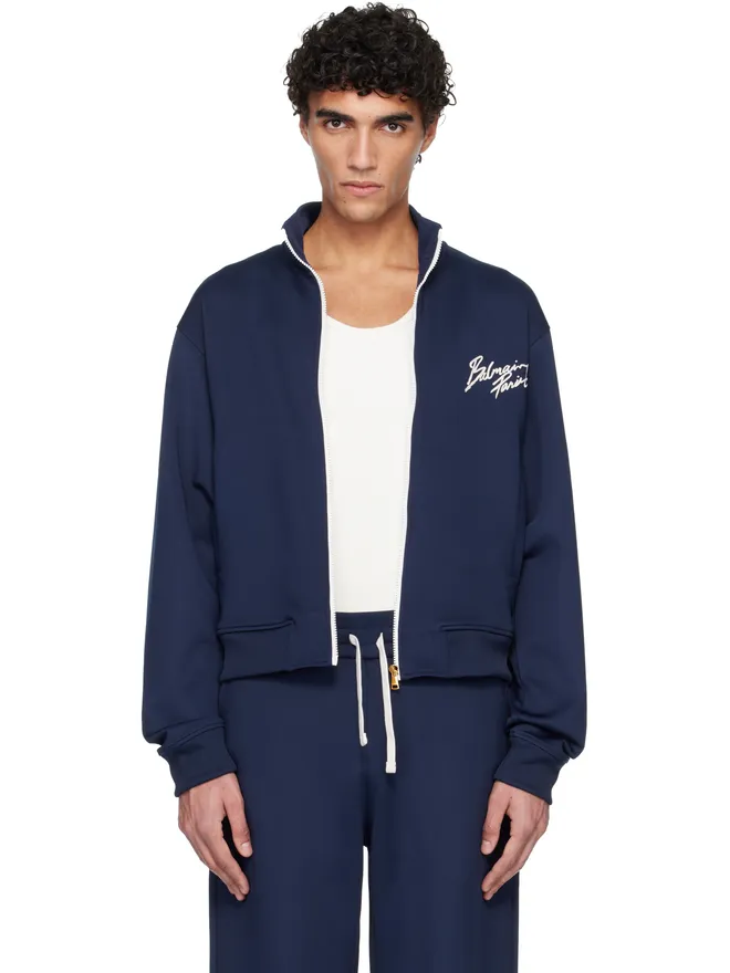 BALMAIN BALMAIN Printed Signature トラックジャケットの商品画像