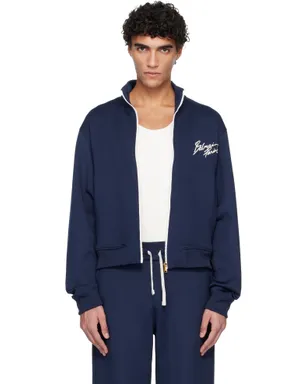 BALMAIN Printed Signature トラックジャケット - サムネイル1