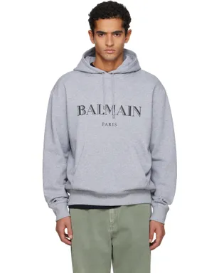 BALMAIN 'Balmain' プリント フーディ - サムネイル1