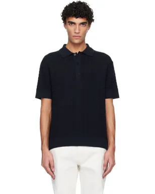 BALMAIN Vanise モノグラム ニットポロシャツ - サムネイル1