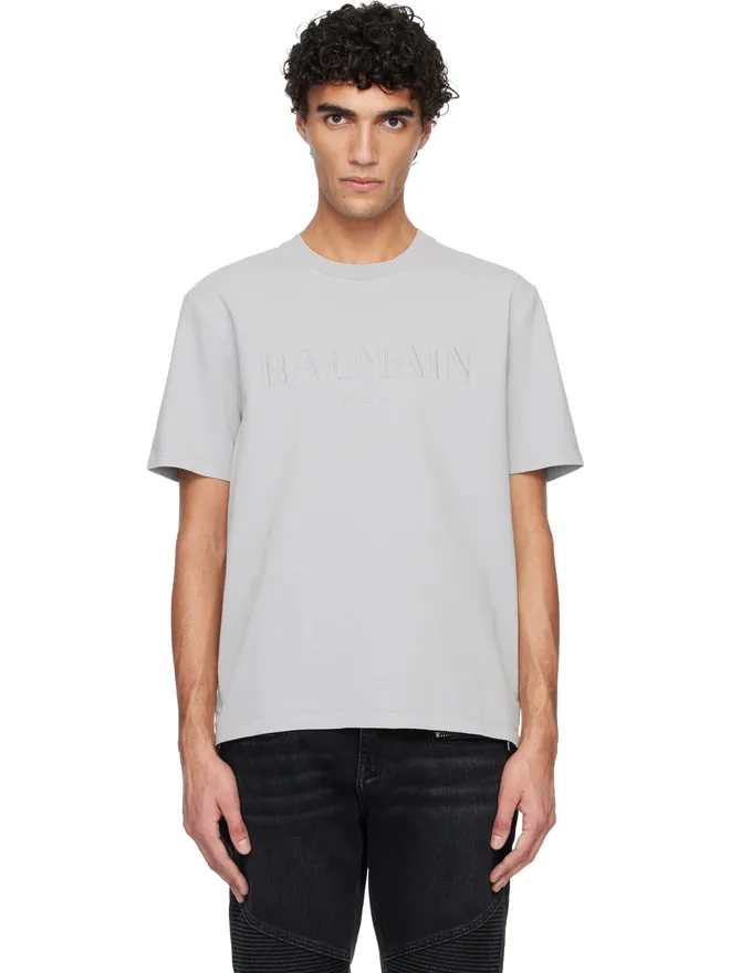 BALMAIN BALMAIN Vintage 'Balmain' Embroidered Tシャツの商品画像