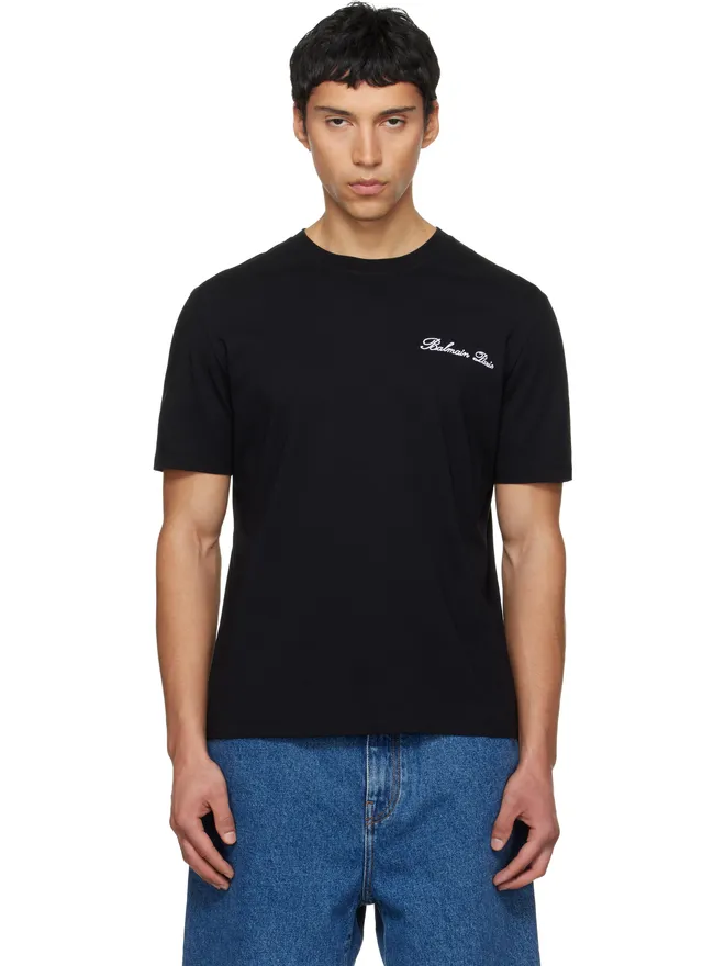 BALMAIN BALMAIN Embroidered 'Balmain' Signature Tシャツの商品画像