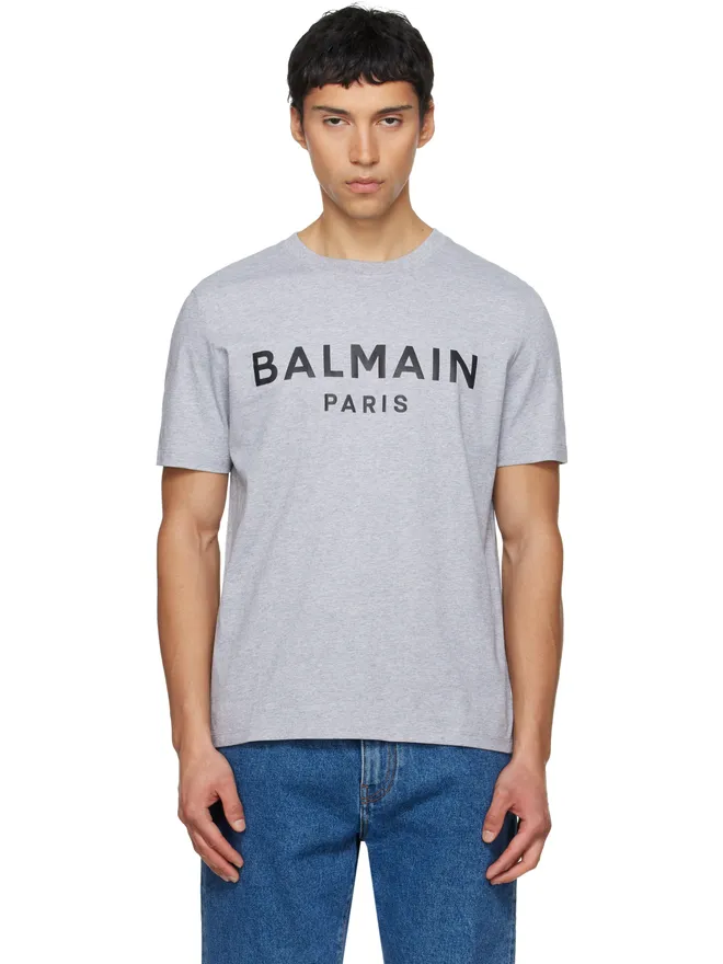 BALMAIN BALMAIN プリント コットン Tシャツの商品画像