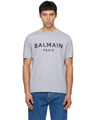 BALMAIN プリント コットン Tシャツ - サムネイル1