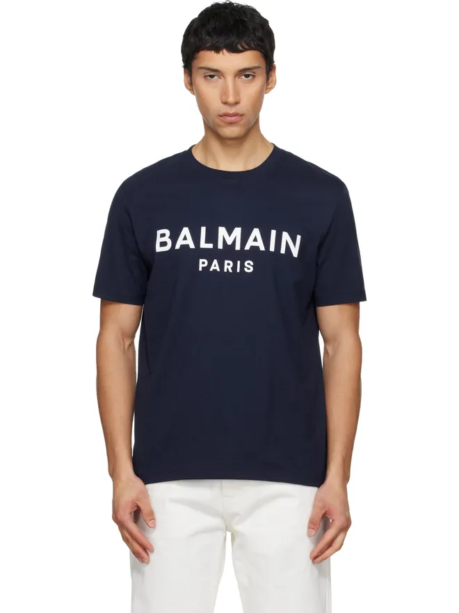 BALMAIN BALMAIN 'Balmain Paris' プリントTシャツの商品画像