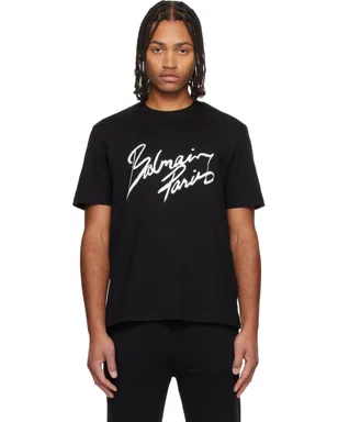 BALMAIN 'Balmain Paris' Writing Tシャツ - サムネイル1