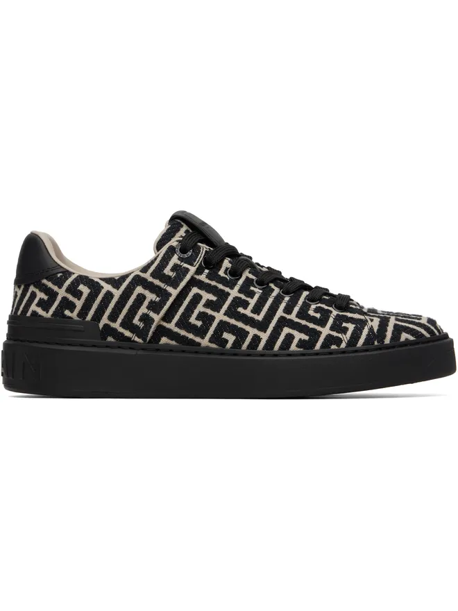 BALMAIN BALMAIN B-Court モノグラム ジャカード スニーカーの商品画像