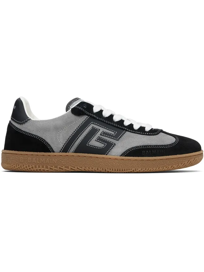 BALMAIN BALMAIN 'Balmain' Swan スエード スニーカーの商品画像