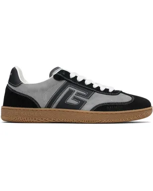 BALMAIN 'Balmain' Swan スエード スニーカー - サムネイル1