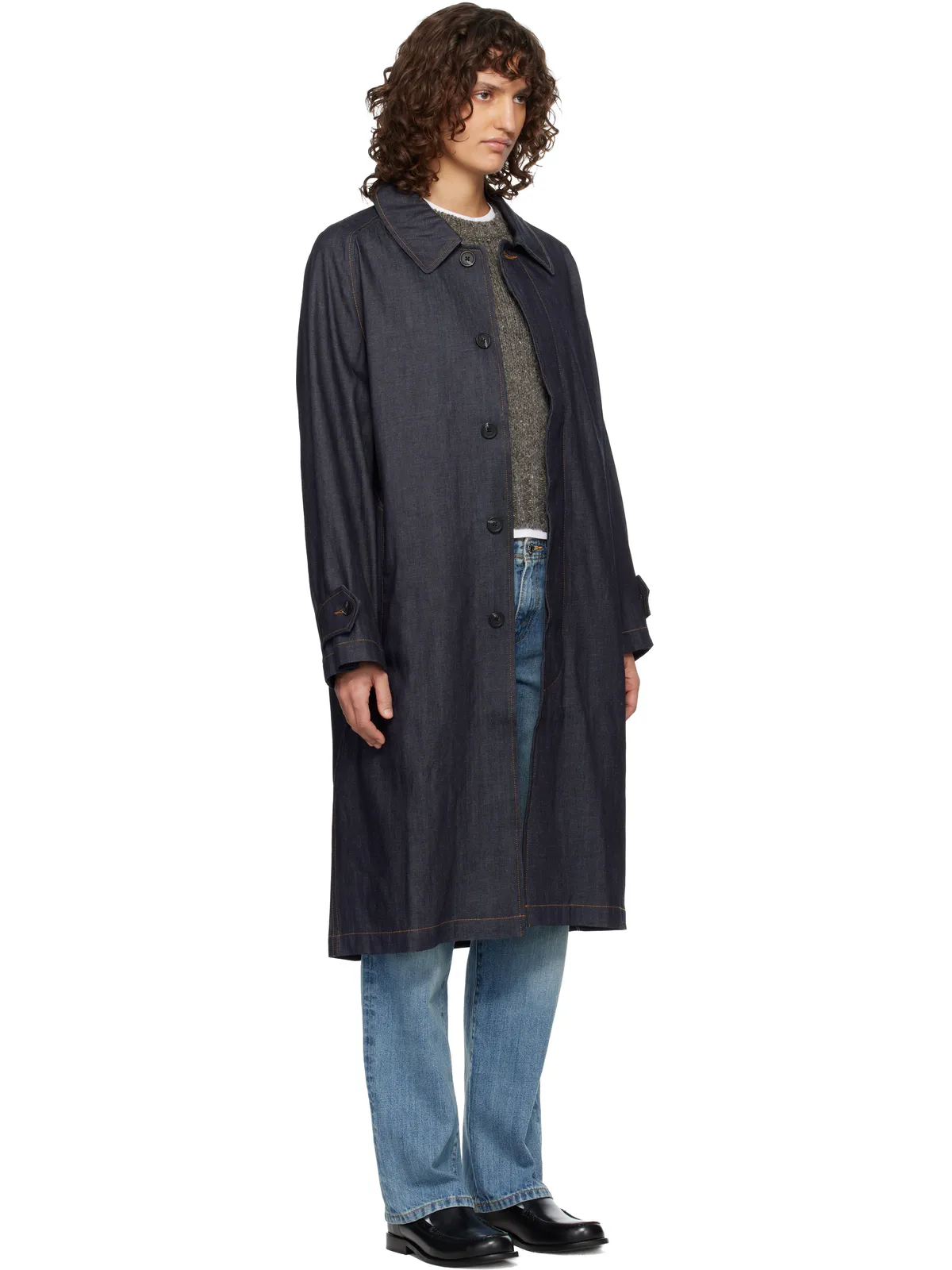 A.P.C. Amy デニム マックコート - 画像2