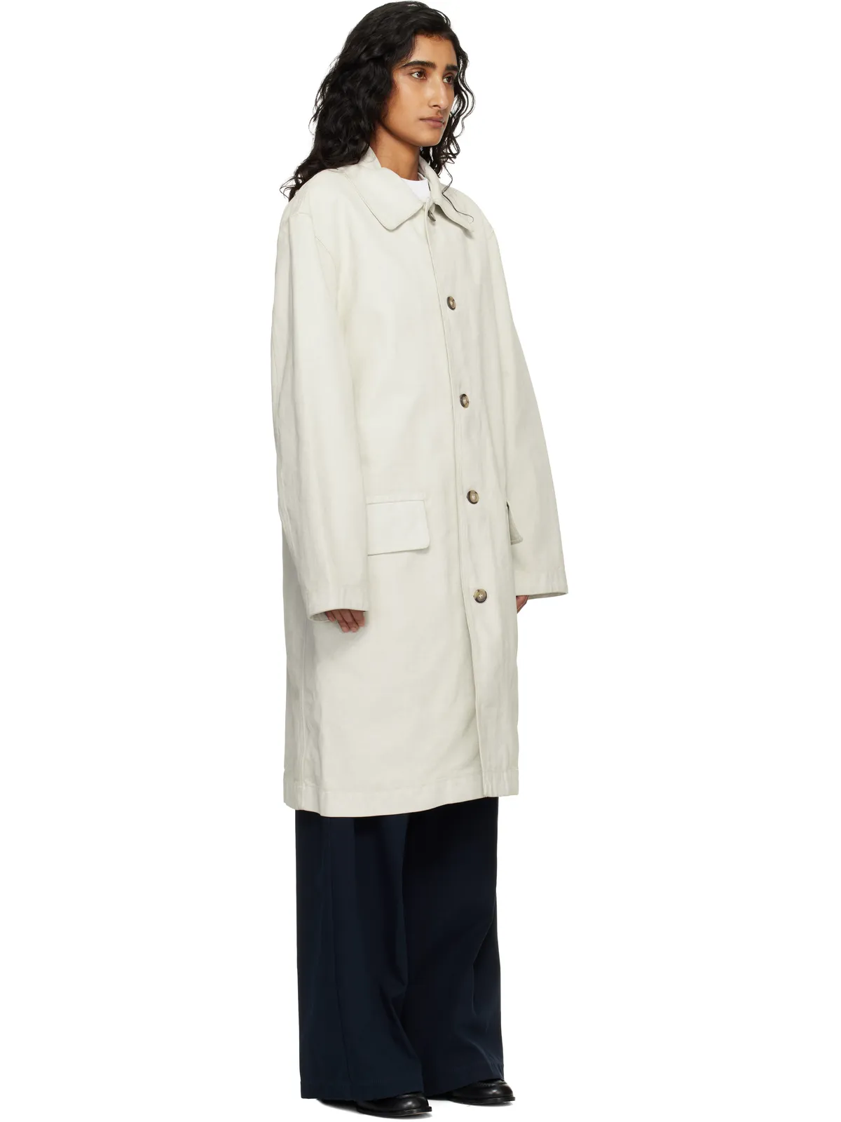 A.P.C. コーティング キャンバス コート - 画像2