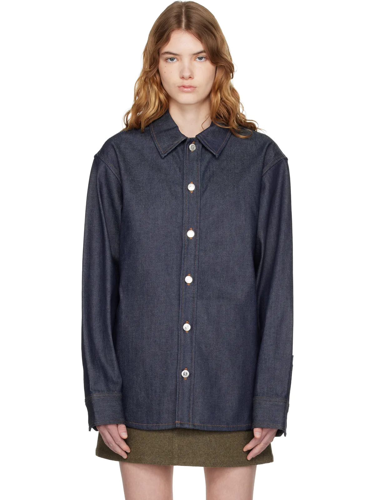 A.P.C. デニム オーバーシャツ - 画像1