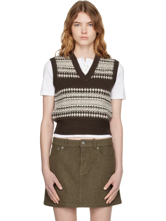 A.P.C. A.P.C. ウール ニットベストの商品画像