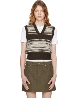 A.P.C. ウール ニットベスト - サムネイル1