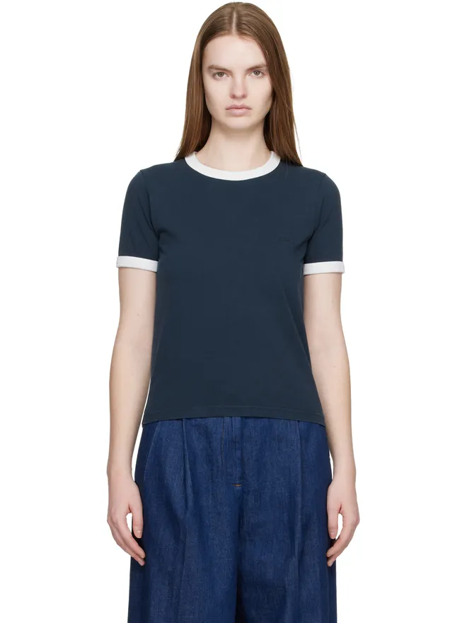 A.P.C. A.P.C. Crop Manche Courte コントラスト Tシャツの商品画像