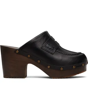 A.P.C. ブラック 'Les Sabots' ヒール - サムネイル1