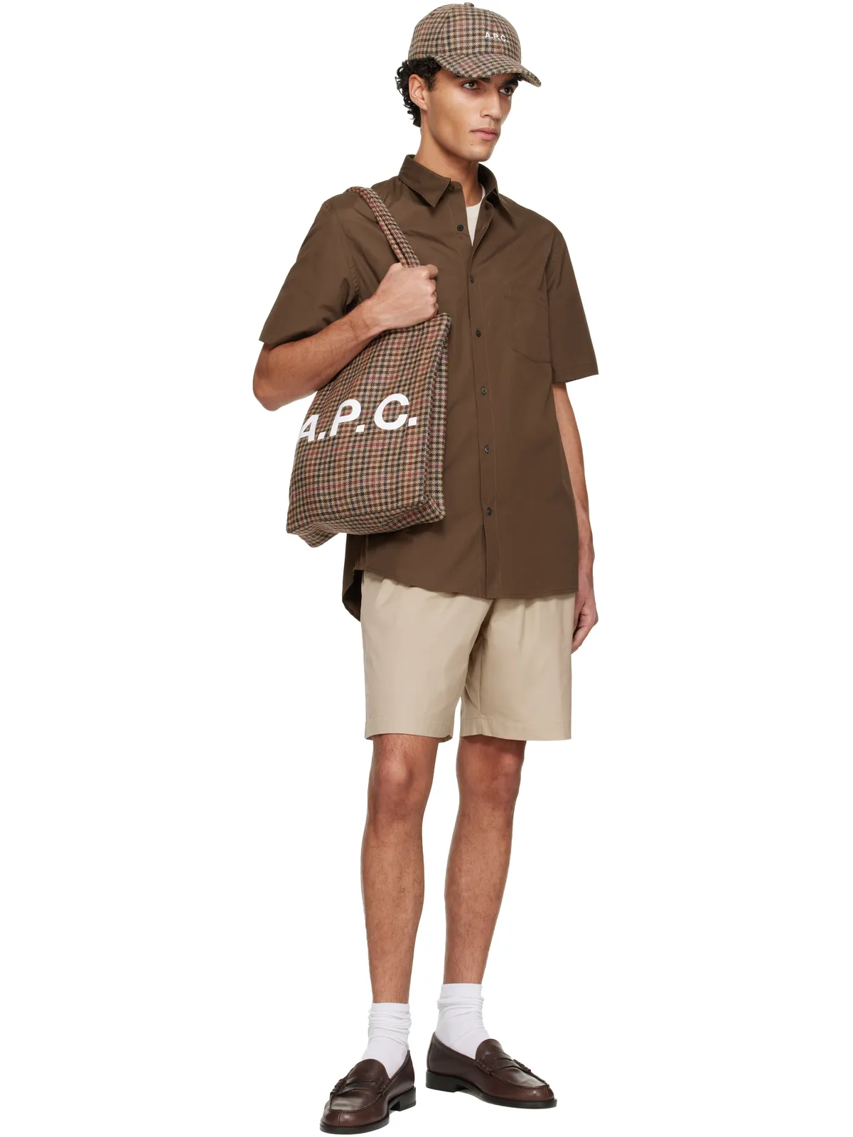 A.P.C. オーガニックコットン ショートパンツ - 画像4