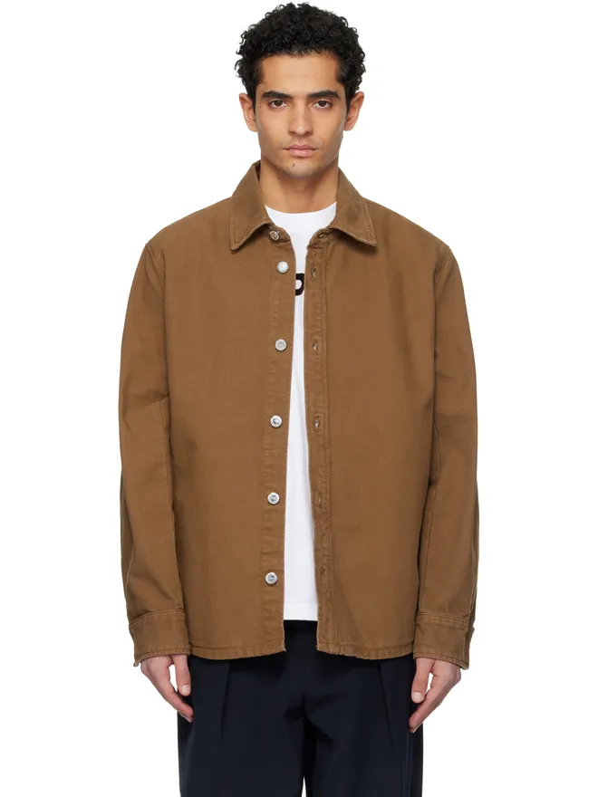 A.P.C. A.P.C. ボタン デニム オーバーシャツの商品画像