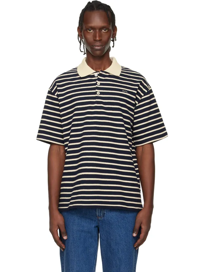 A.P.C. A.P.C. ボーダー ポロシャツの商品画像