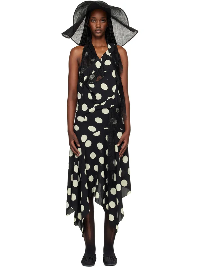 Junya Watanabe Junya Watanabe Printed Lace Halter ミディアムワンピースの商品画像