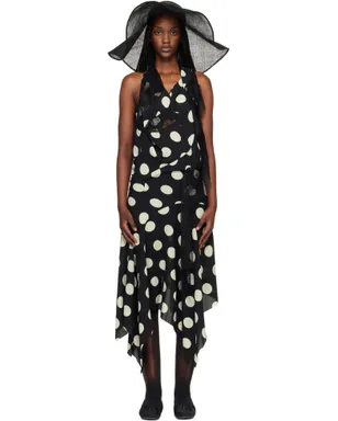Junya Watanabe Printed Lace Halter ミディアムワンピース - サムネイル1