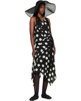 Junya Watanabe Printed Lace Halter ミディアムワンピース - サムネイル4