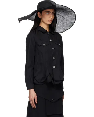 Junya Watanabe シナマイ クロス ナチュラル ストローハット - サムネイル2