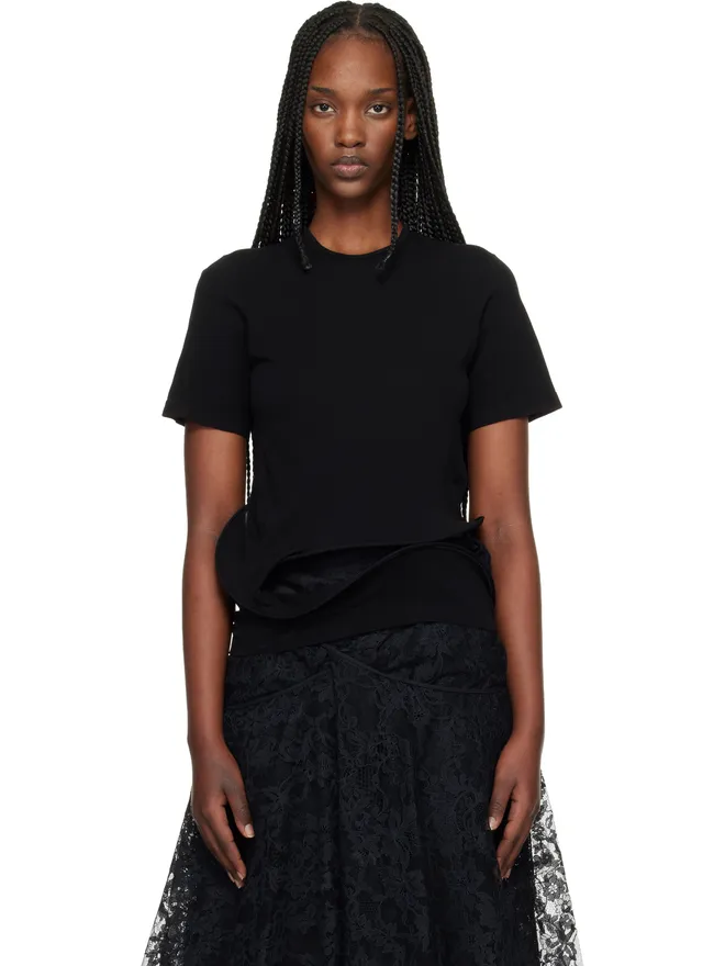 Junya Watanabe Junya Watanabe ツイスト ディテール Tシャツの商品画像