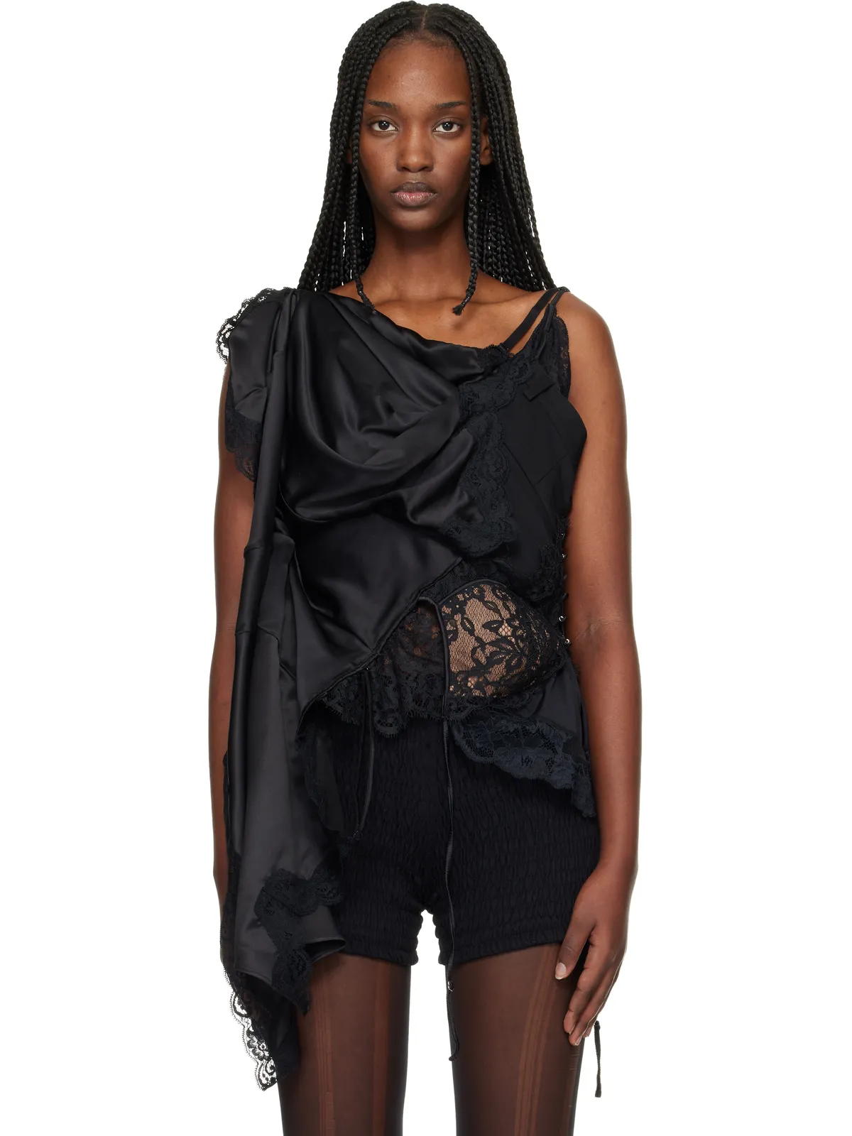 Junya Watanabe Peach Johnエディション W-Name Drape トップス - 画像1